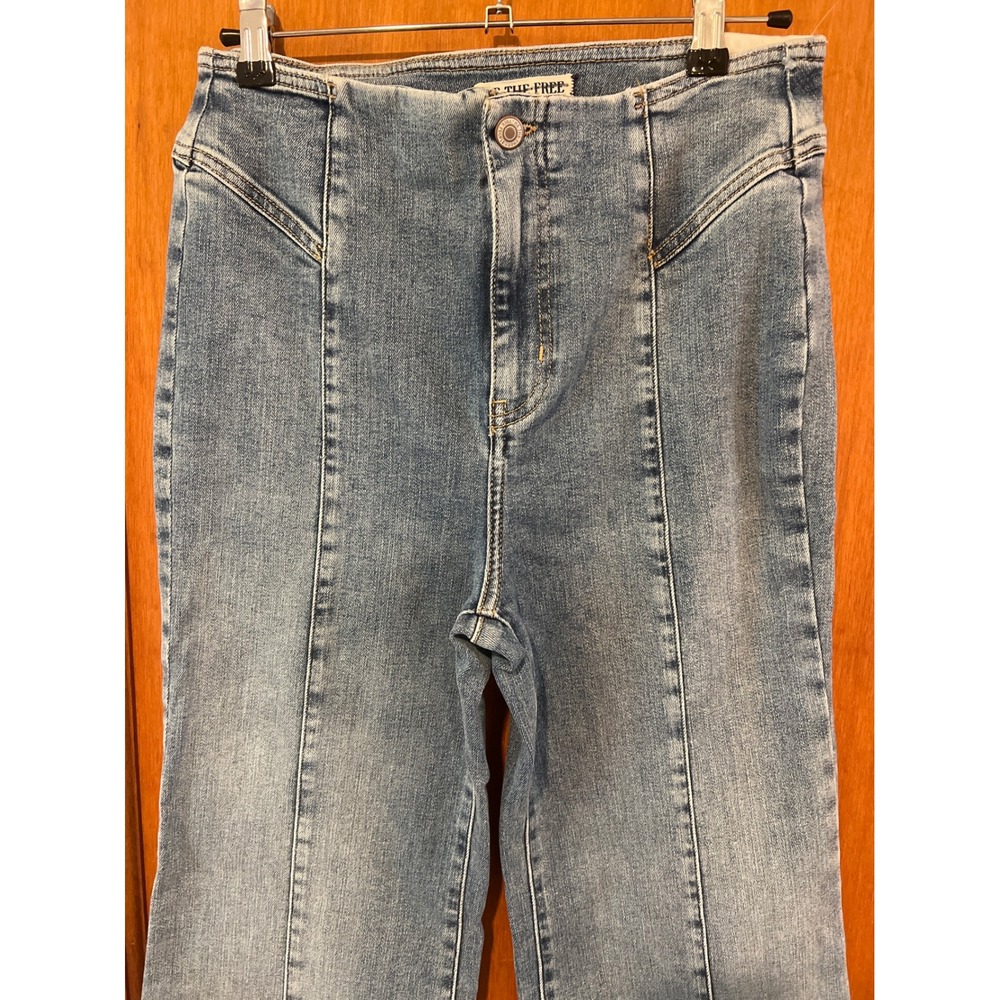We The Free CRVY Wild Honey Flare jeans 28 raw‎ hem long - Picture 6 of 12